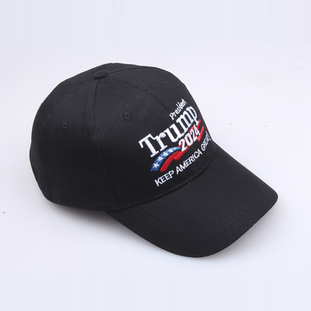 Republican Trump 2024 Baseball Cap - Embroidered Make America Great Again - Liberty Essentials Apparel