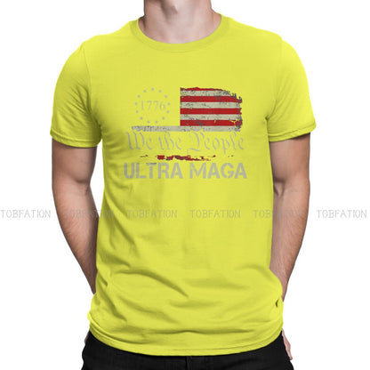 1776 We the People Flag T-Shirt: Pure Cotton Men's Fashion - Liberty Essentials Apparel