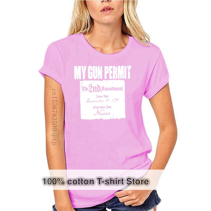 My Gun Permit is the Second Amendment T-shirt - Liberty Essentials Apparel
