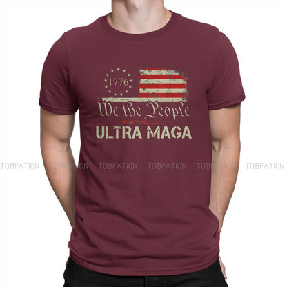 1776 We the People Flag T-Shirt: Pure Cotton Men's Fashion - Liberty Essentials Apparel